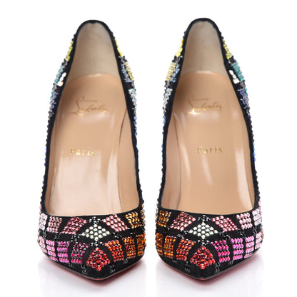 Christian Louboutin Crystal Arletta 100 Pumps 40 Black Multicolor 2 of 8
