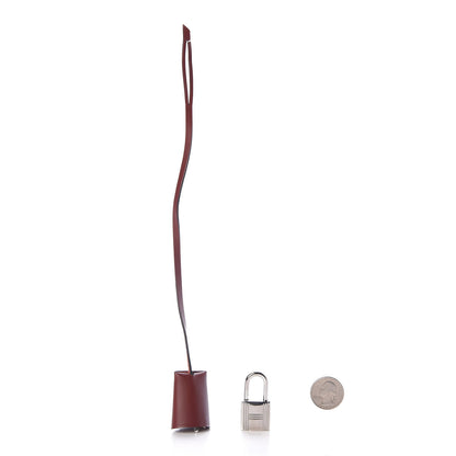 Hermes Vache Hunter Lock and Key Clochette Set Rouge H 2 of 4