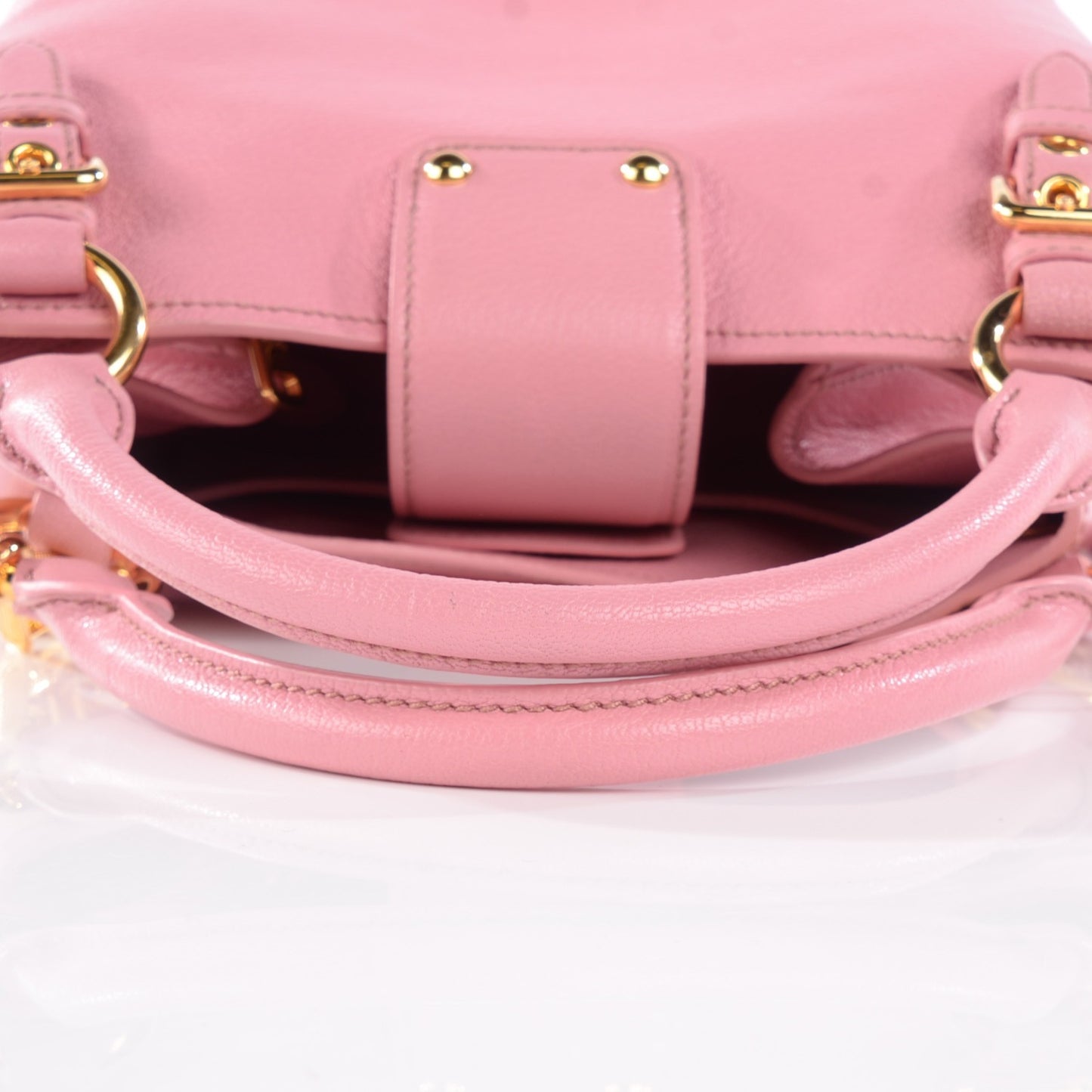 Goatskin Madras Shopping Tote Rosa