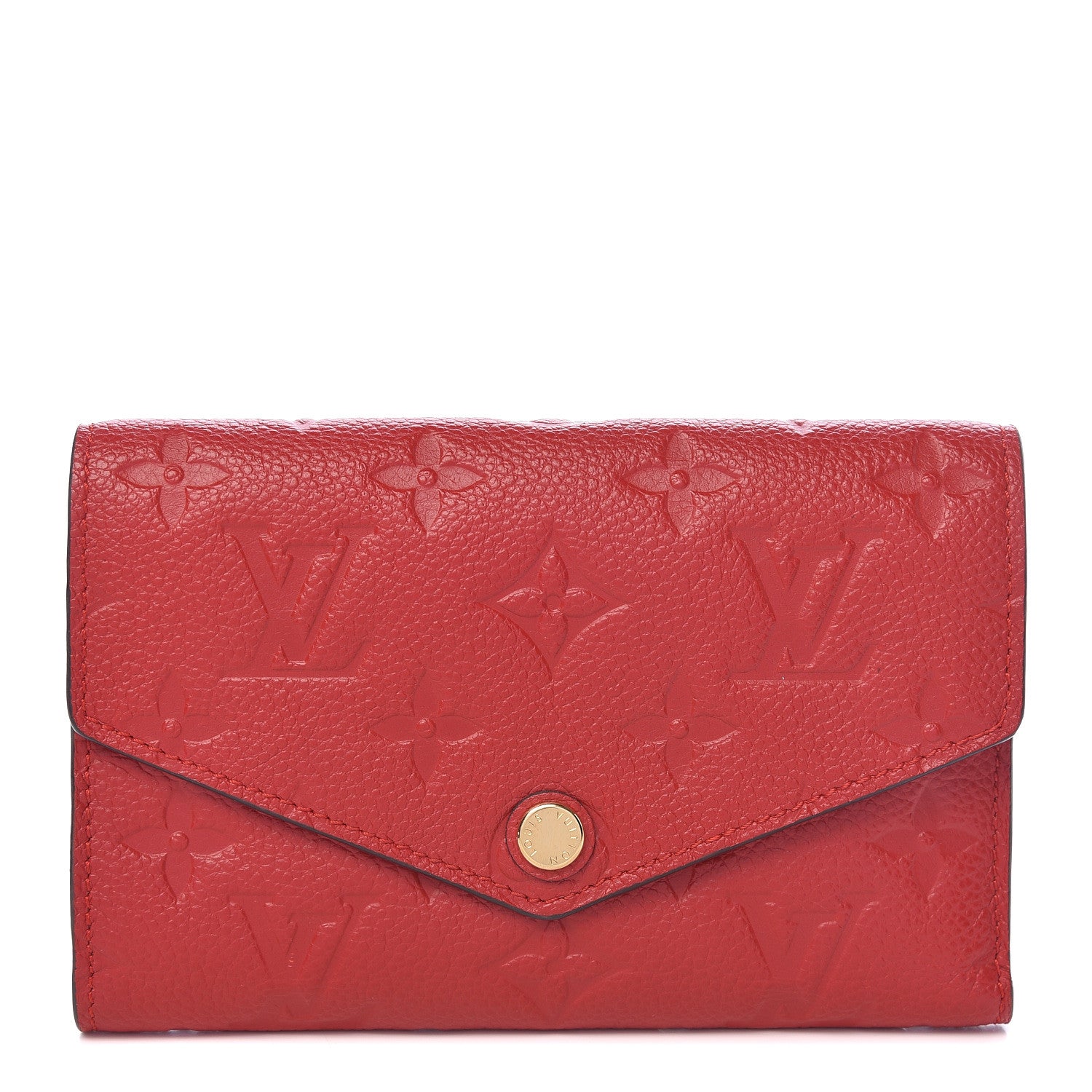 Louis Vuitton Empreinte Compact Curieuse Wallet Cherry 1 of 7