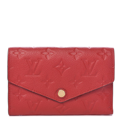 Louis Vuitton Empreinte Compact Curieuse Wallet Cherry 1 of 7
