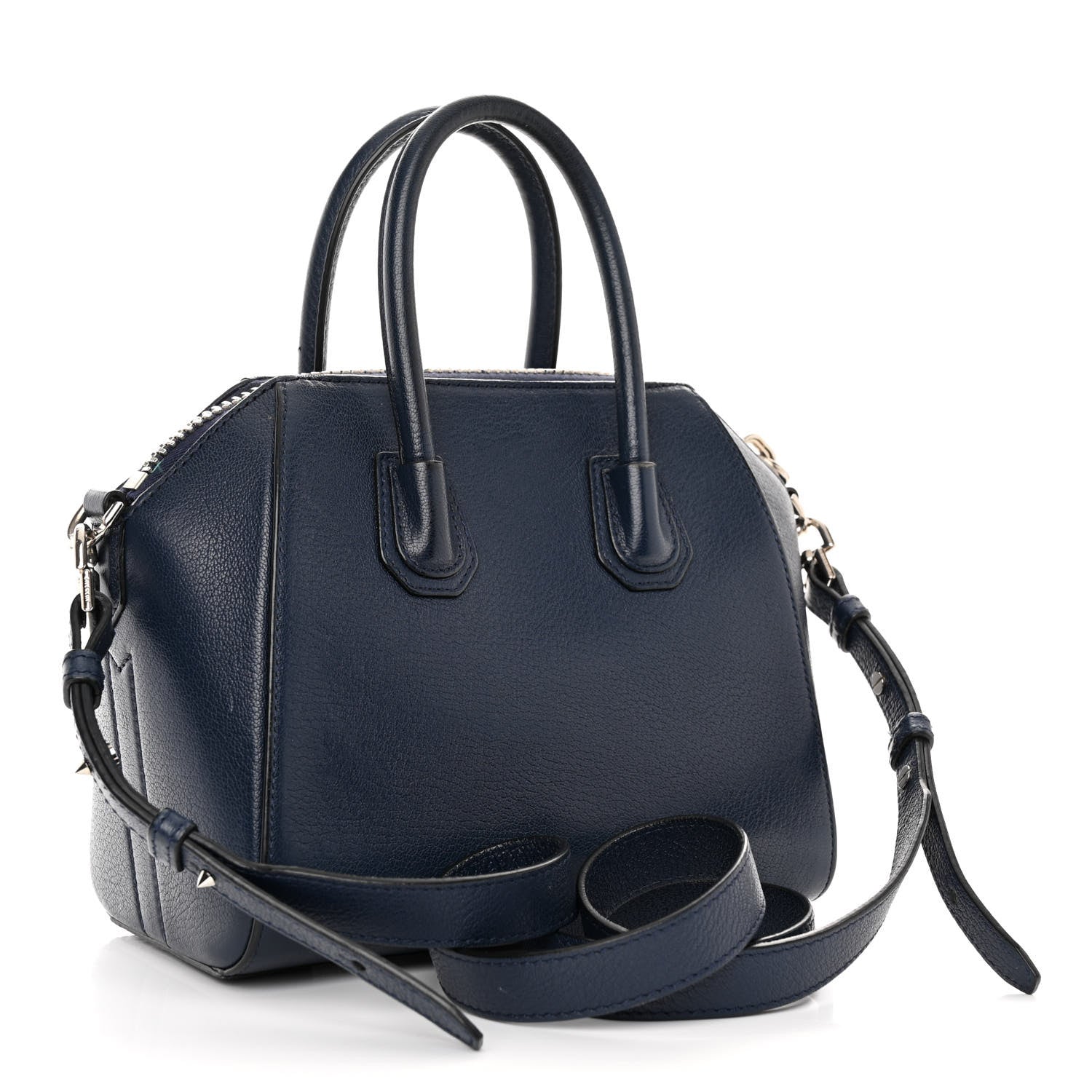 Givenchy Sugar Goatskin Mini Antigona Navy 3 of 9