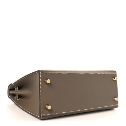 Hermes Epsom Kelly Sellier 25 Etoupe 4 of 13