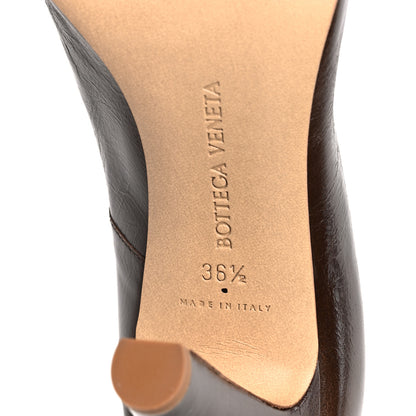 Bottega Veneta Laville Calfskin Bloc Pumps 36.5 Nut Fall 6 of 8
