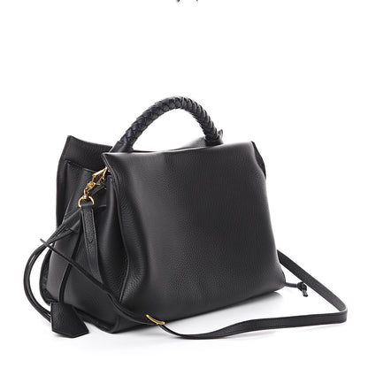 Mulberry Heavy Grain Iris Tote Midnight Black 2 of 8