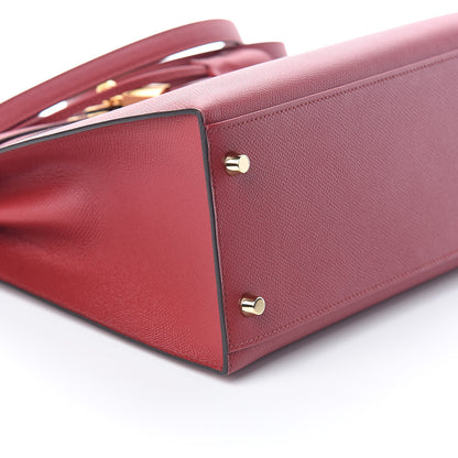 Hermes Epsom Kelly Sellier 32 Rouge Grenat 32 of 35