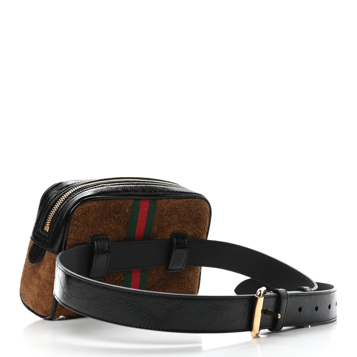 Suede Small Ophidia Belt Bag 85 34 Brown
