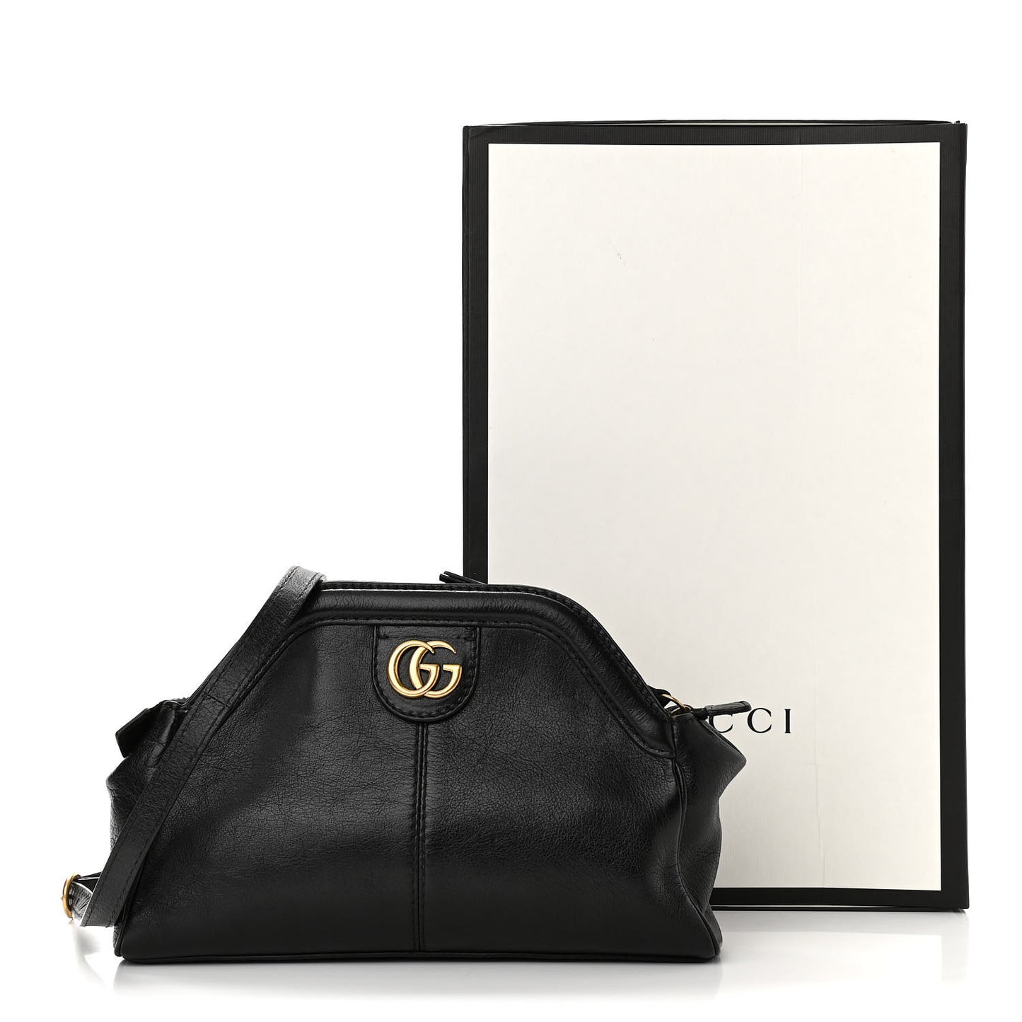 Calfskin Small Re(Belle) Crossbody Bag Black