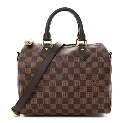 Louis Vuitton Damier Ebene Speedy Bandouliere 25 1 of 10