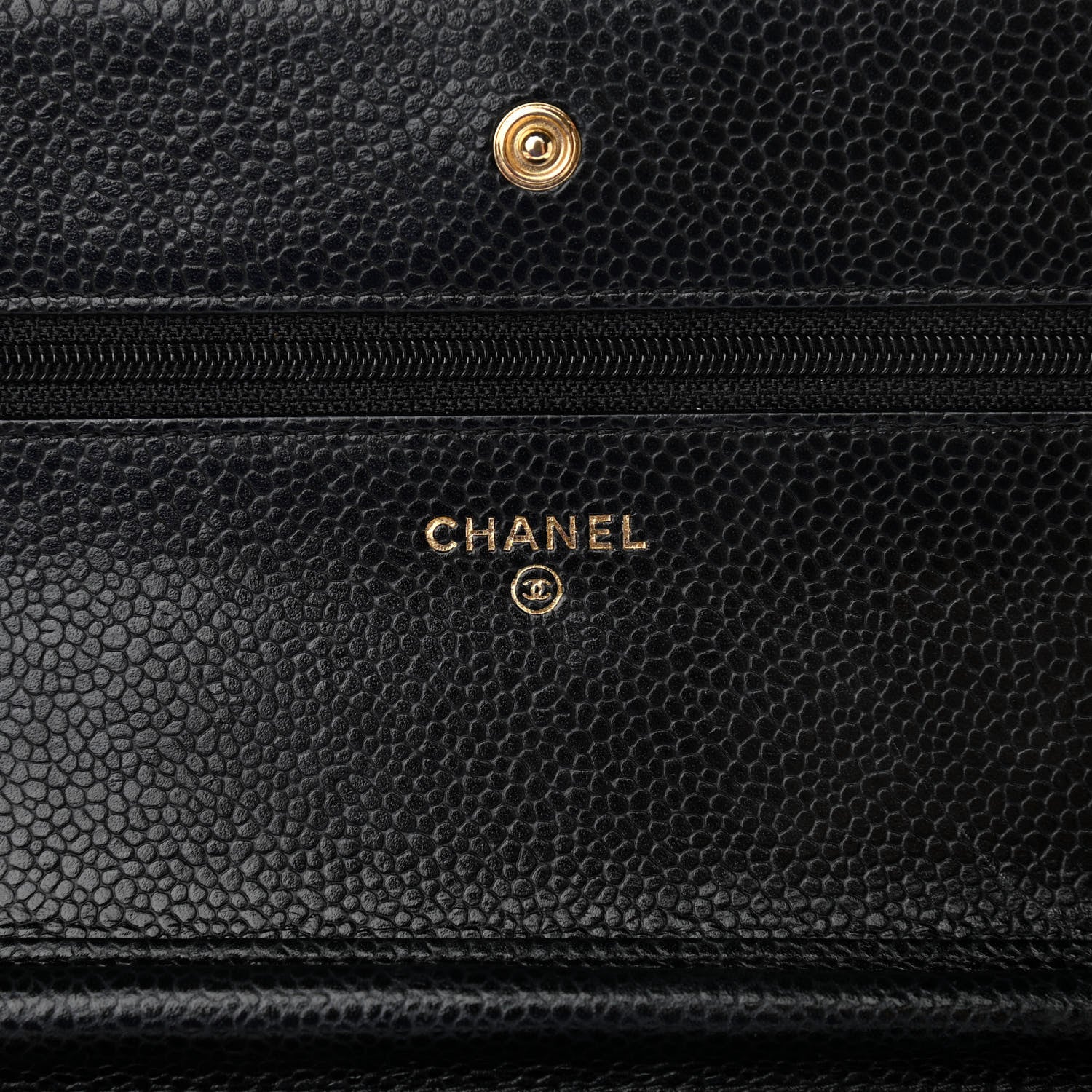 Chanel Caviar Quilted Wallet On Chain WOC Black 6 of 12