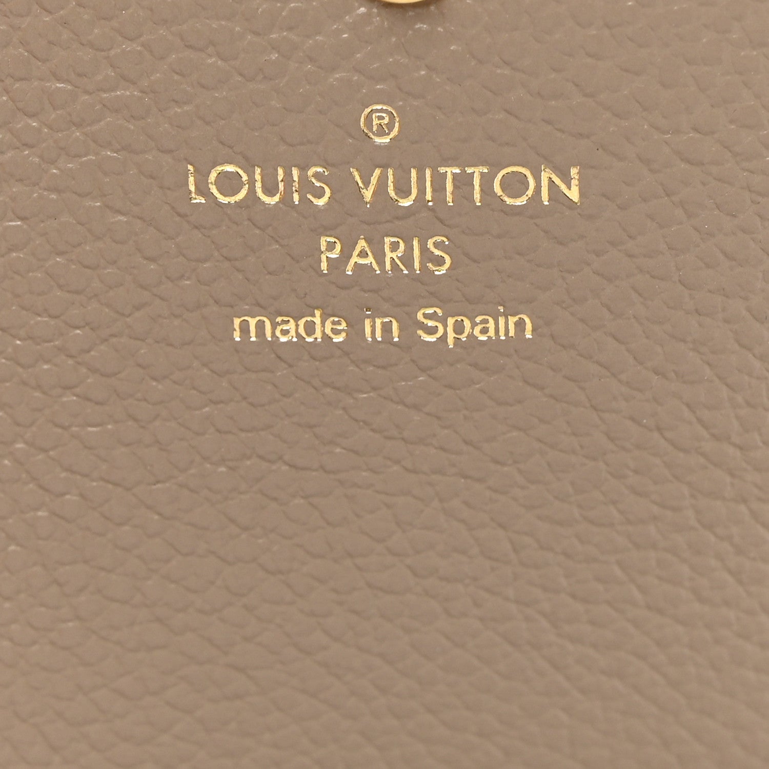 Louis Vuitton Empreinte Monogram Giant Sarah Wallet Tourterelle Creme 6 of 6