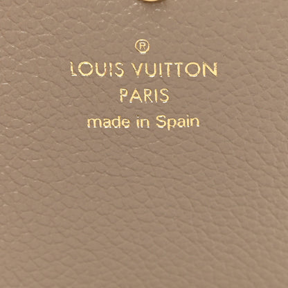 Louis Vuitton Empreinte Monogram Giant Sarah Wallet Tourterelle Creme 6 of 6