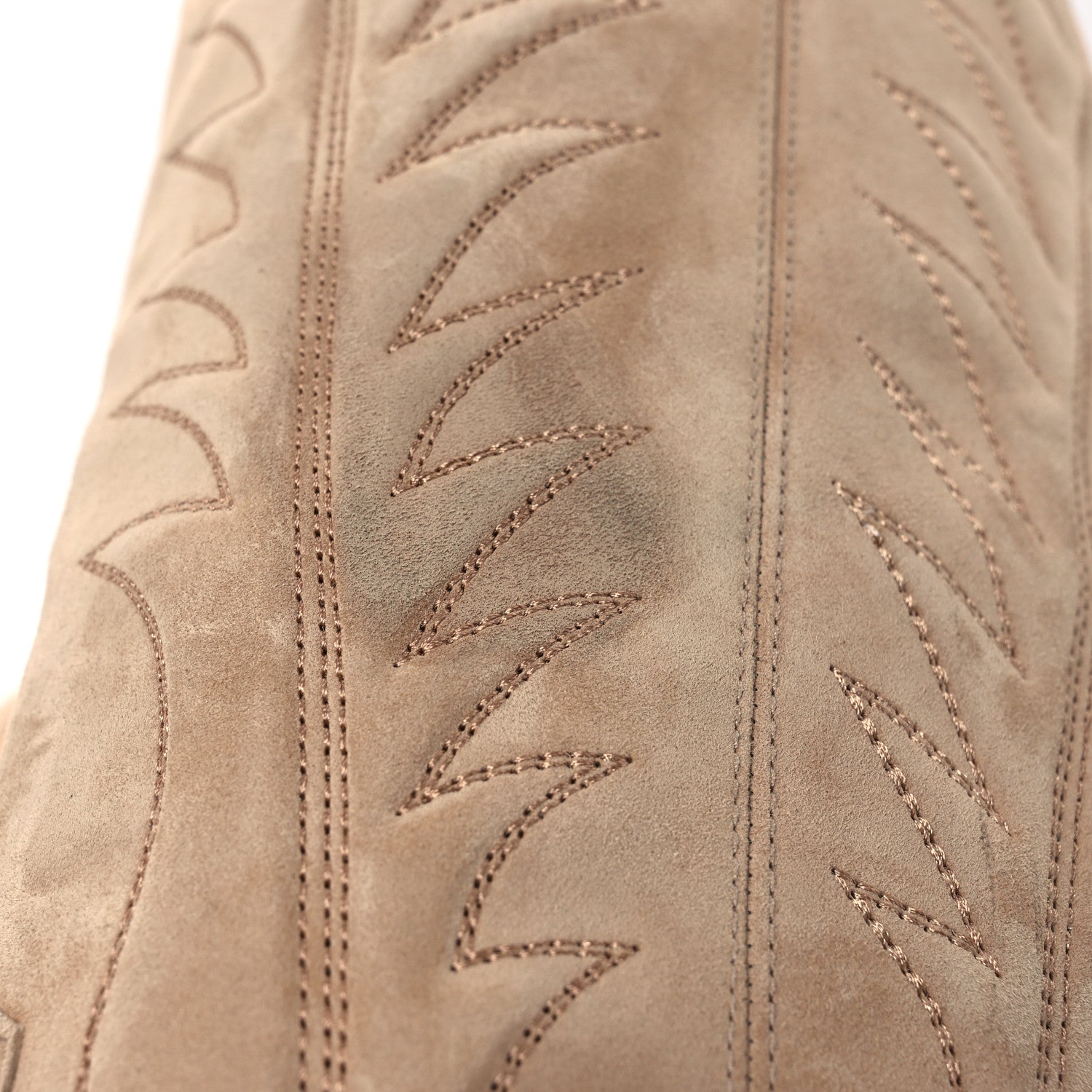Christian Louboutin Veau Velours Santia Botta 85 Tall Boots 41.5 Lionne 10 of 14
