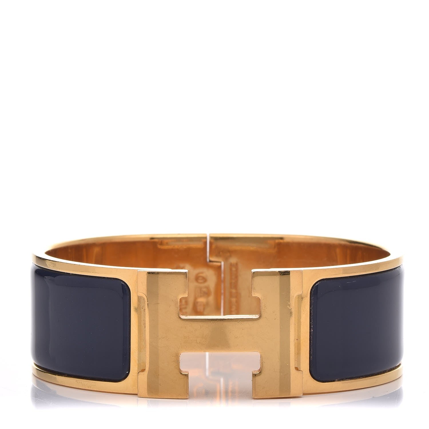 Hermes Enamel Wide Clic Clac H Bracelet PM 1 of 5