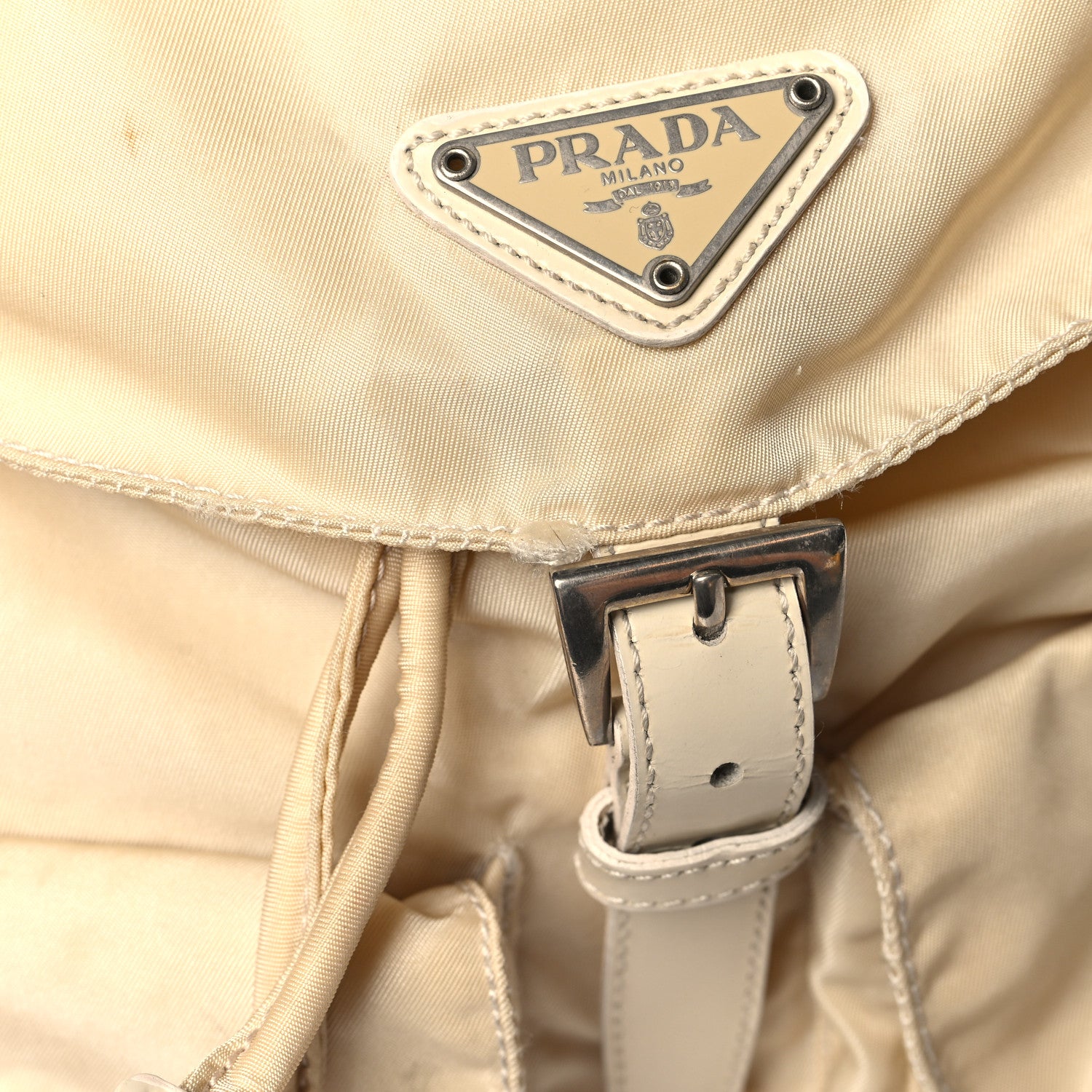 Prada Tessuto Nylon Small Backpack Sabbia 12 of 12