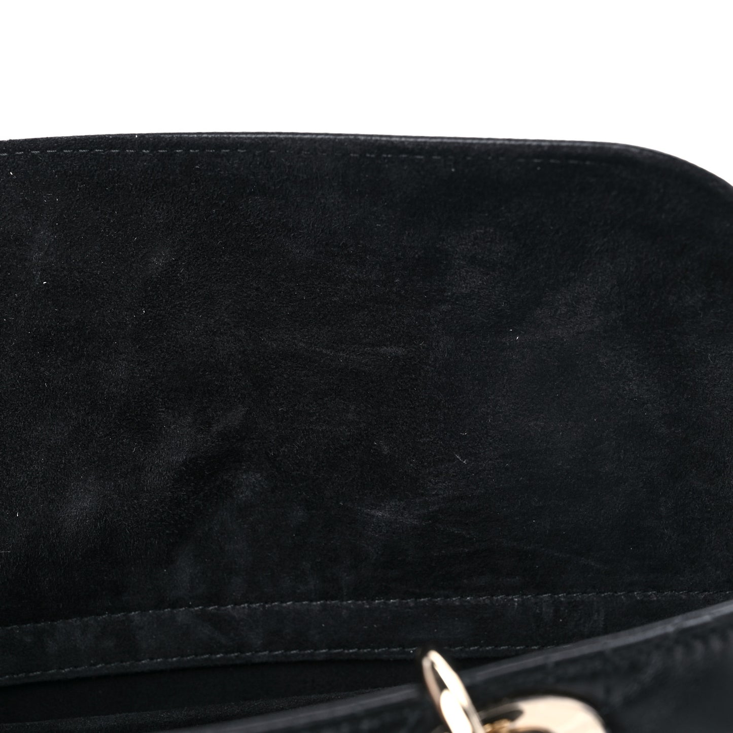 Lambskin Cannage Medium Lady D-Joy Black