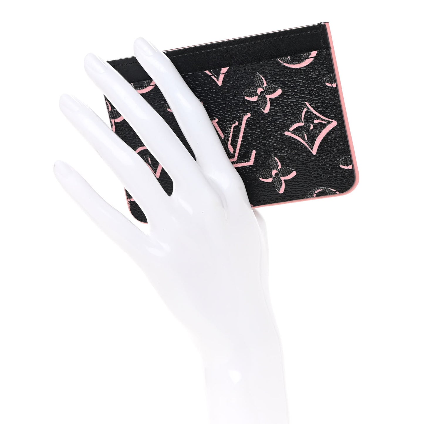 Monogram Fall for You LV Side-Up Card Holder Black
