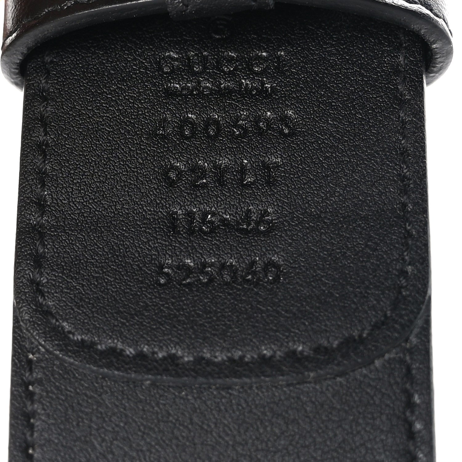 Gucci GG Supreme Monogram Matte Plutone Calfskin Double G 40mm Belt 115 46 Beige Ebony Black 3 of 5