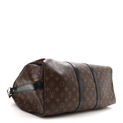 Louis Vuitton Monogram Macassar Keepall Bandouliere 45 3 of 11