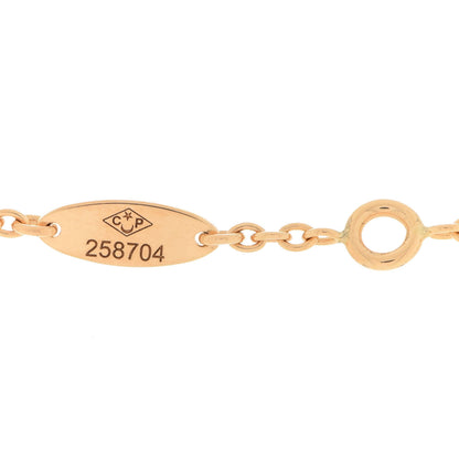 Christian Dior 18K Yellow Gold Diamond XS Rose Des Vents Necklace 5 of 7