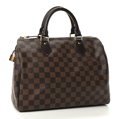 Louis Vuitton Damier Ebene Speedy 30 3 of 9
