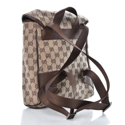 Gucci Monogram Flap Backpack Dark Brown 3 of 8