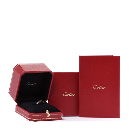Cartier 18K White Gold 3.5mm LOVE Wedding Band Ring 50 5.25 5 of 5