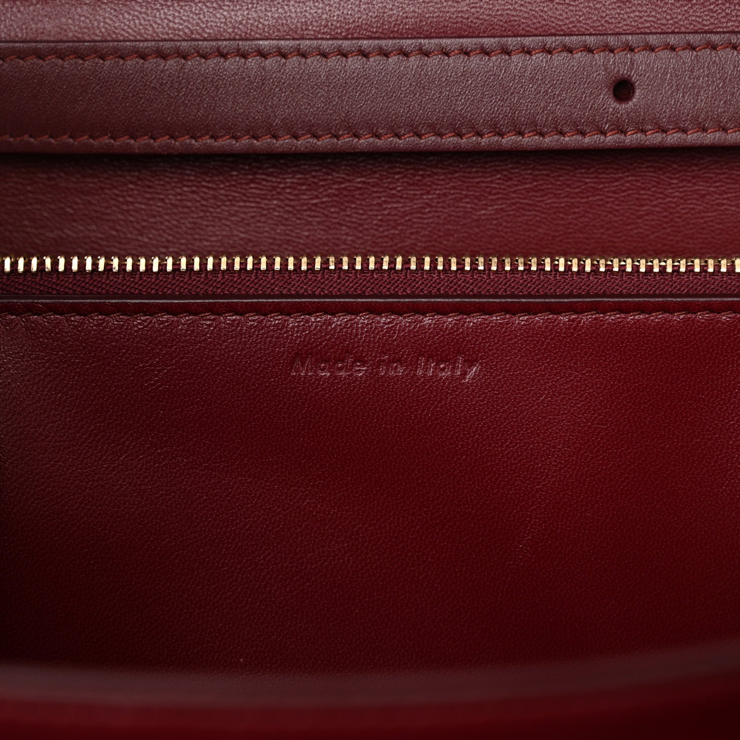 Celine Box Calfskin Medium Classic Box Flap Bag Burgundy 6 of 14