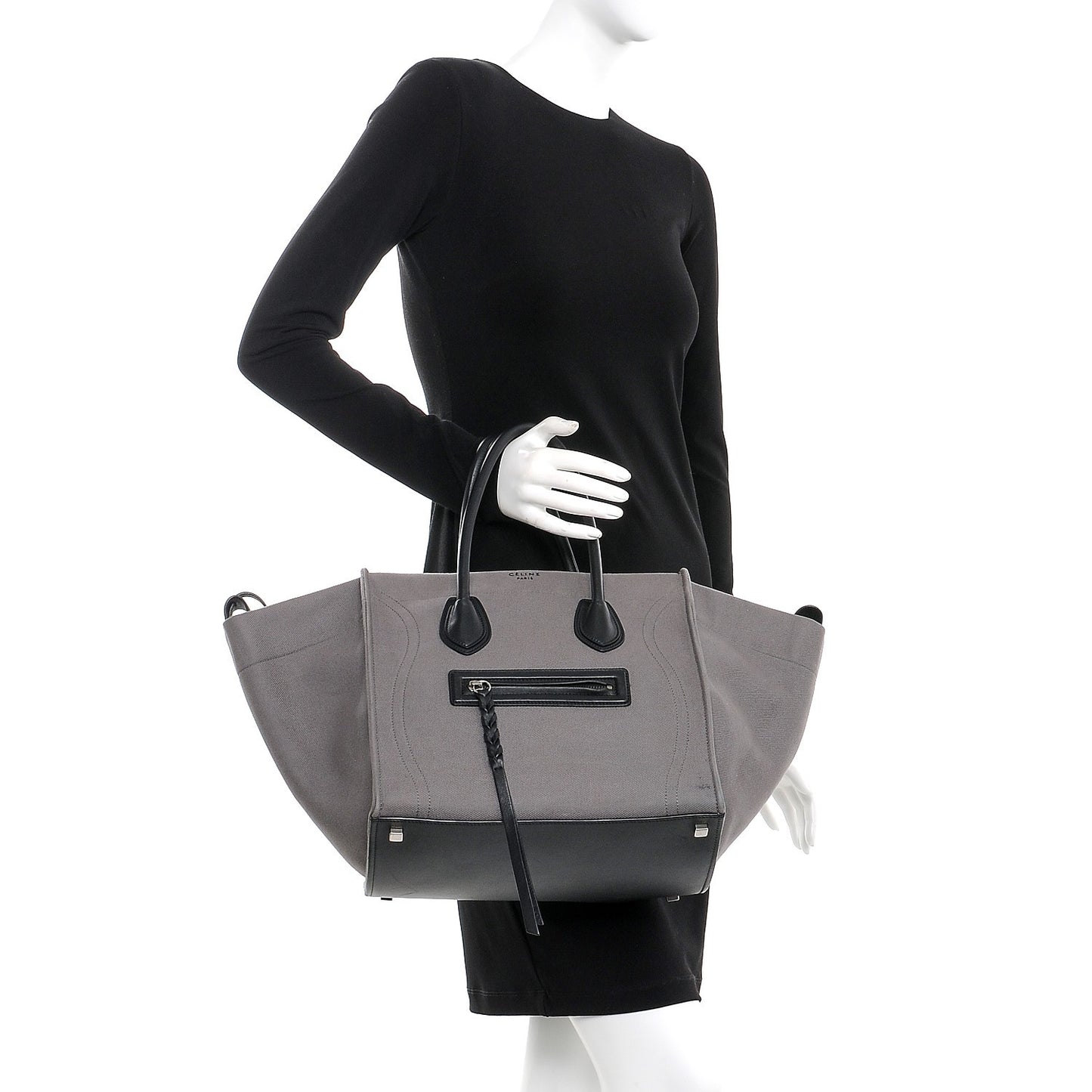 Cotton Canvas Medium Phantom Luggage Grey