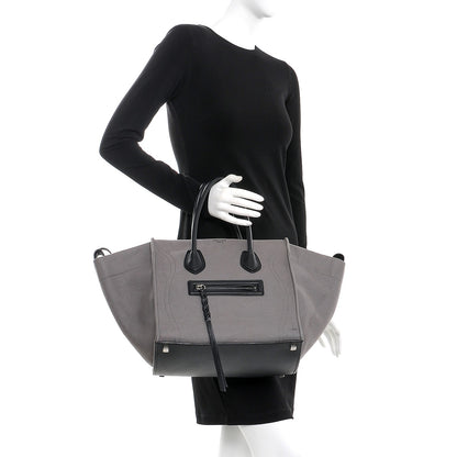 Celine Cotton Canvas Medium Phantom Luggage Grey 2 of 14