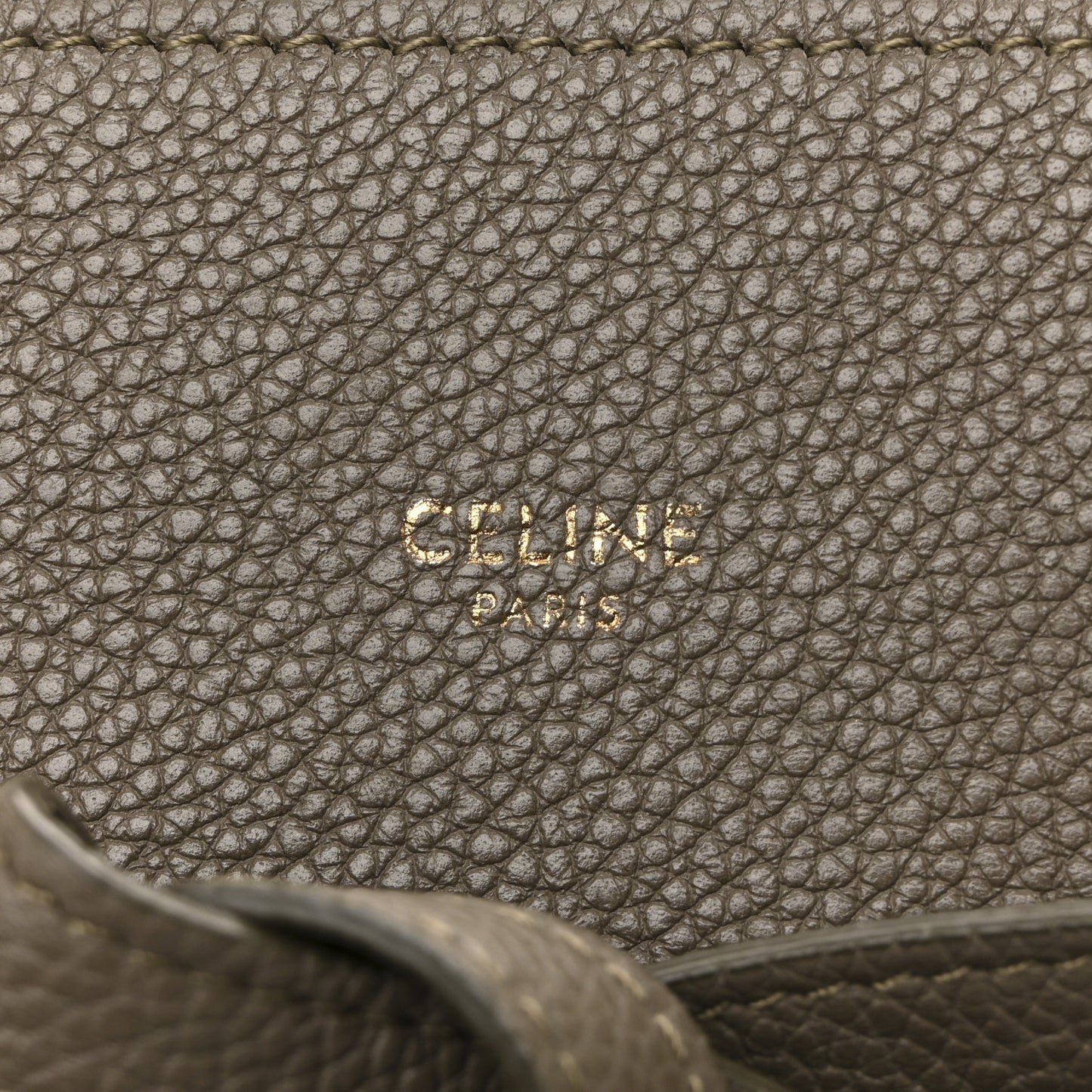 Soft Grained Calfskin Small Belt Cabas Phantom Taupe