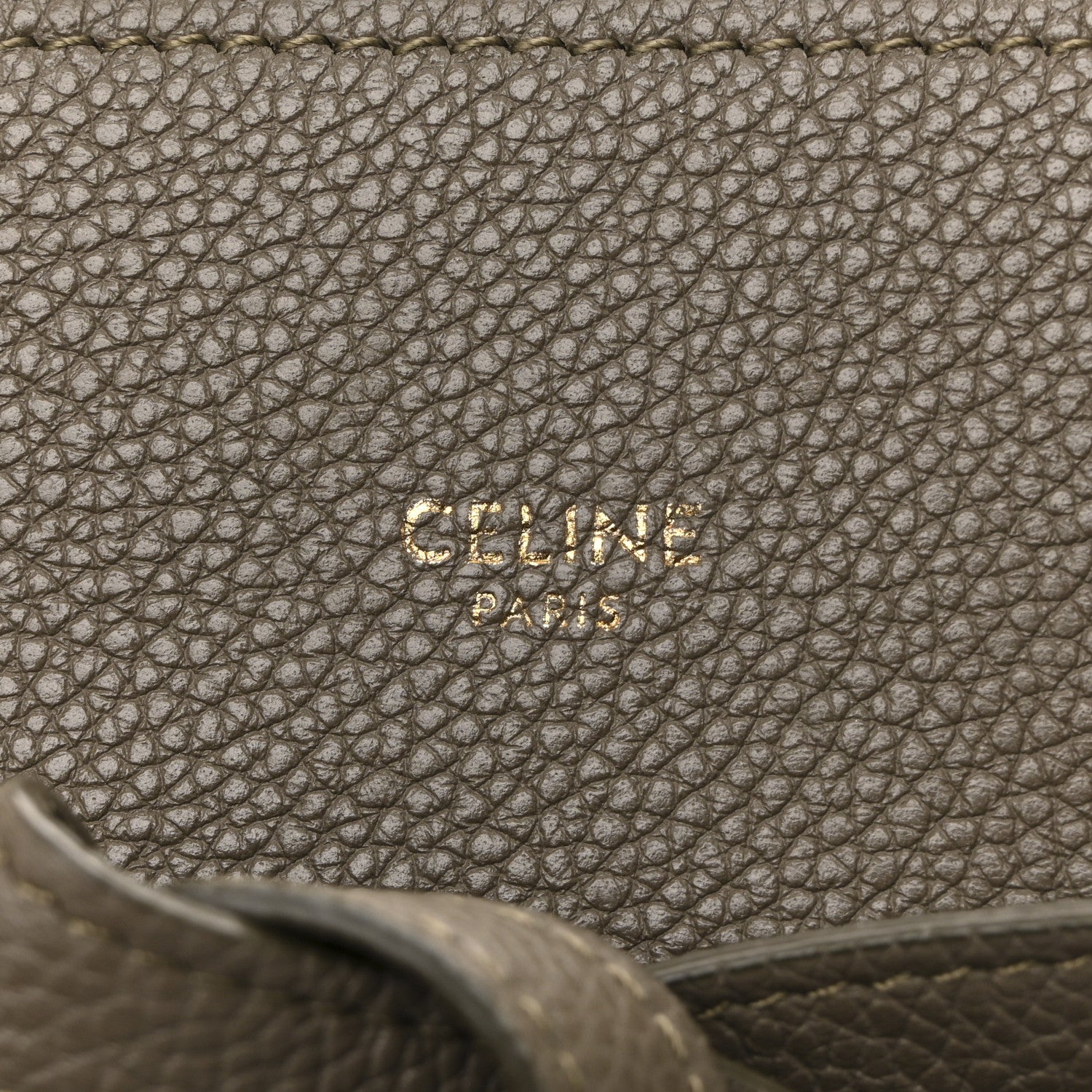 Celine Soft Grained Calfskin Small Belt Cabas Phantom Taupe 6 of 13