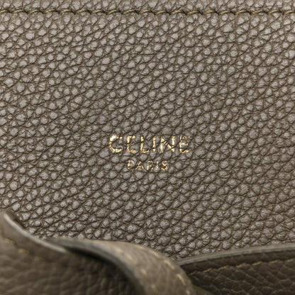 Celine Soft Grained Calfskin Small Belt Cabas Phantom Taupe 6 of 13
