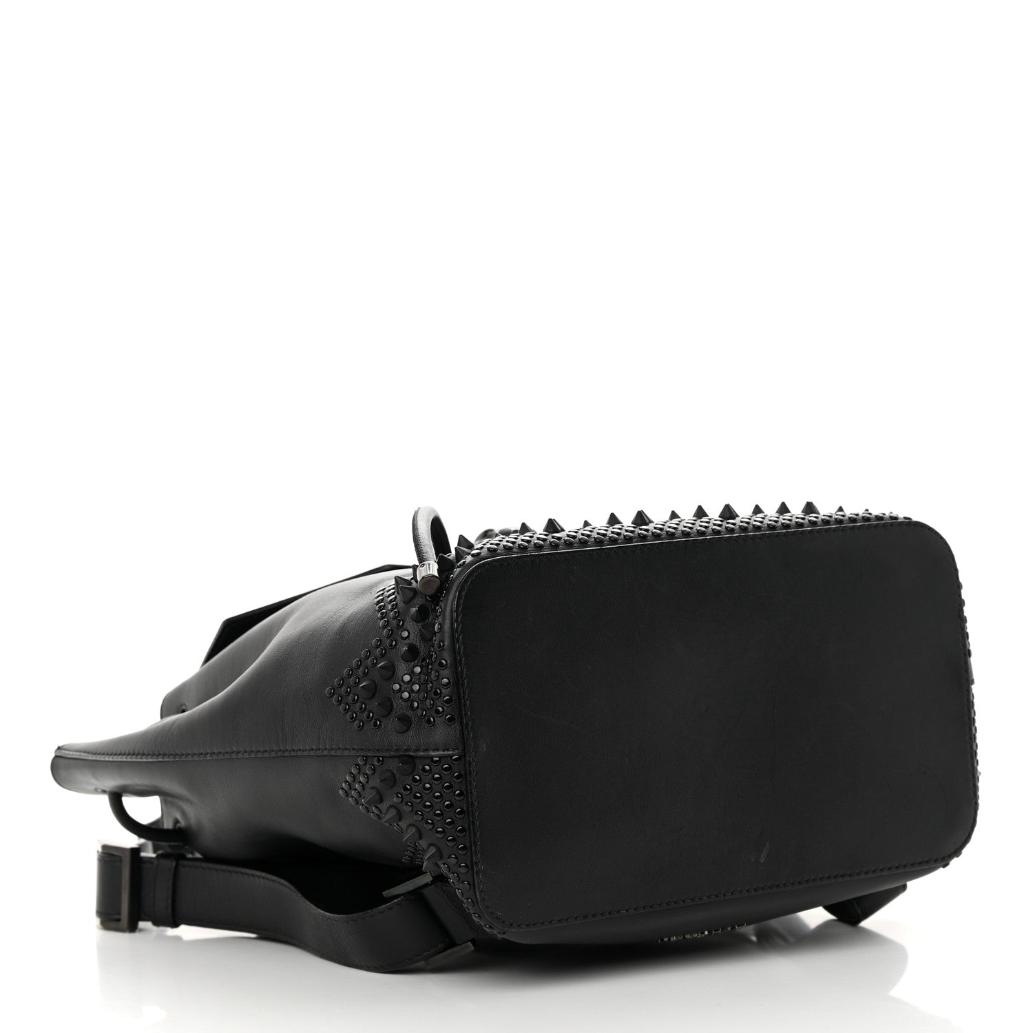Bulgari X NICHOLAS KIRKWOOD Calfskin Studded Serpenti Forever Backpack Black 4 of 26