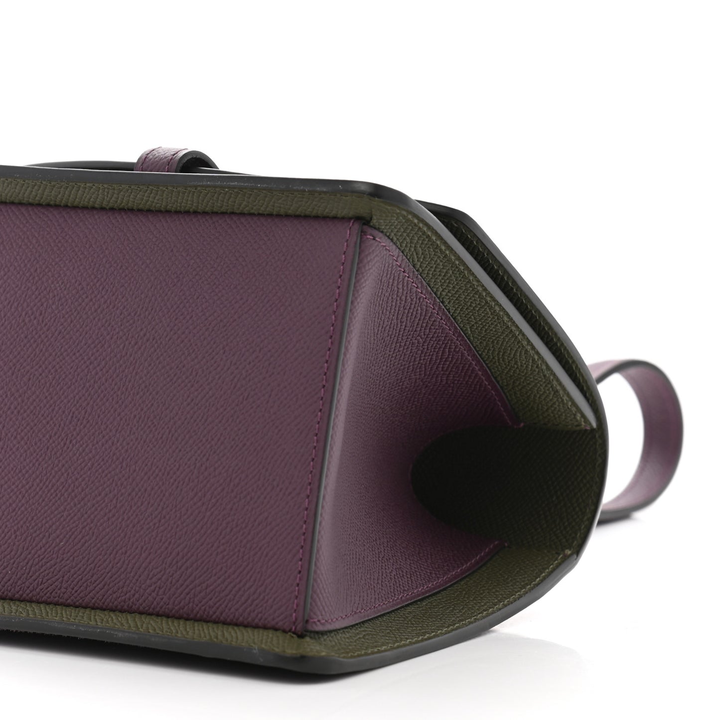 Carat Calfskin Madeleine Clutch Eggplant