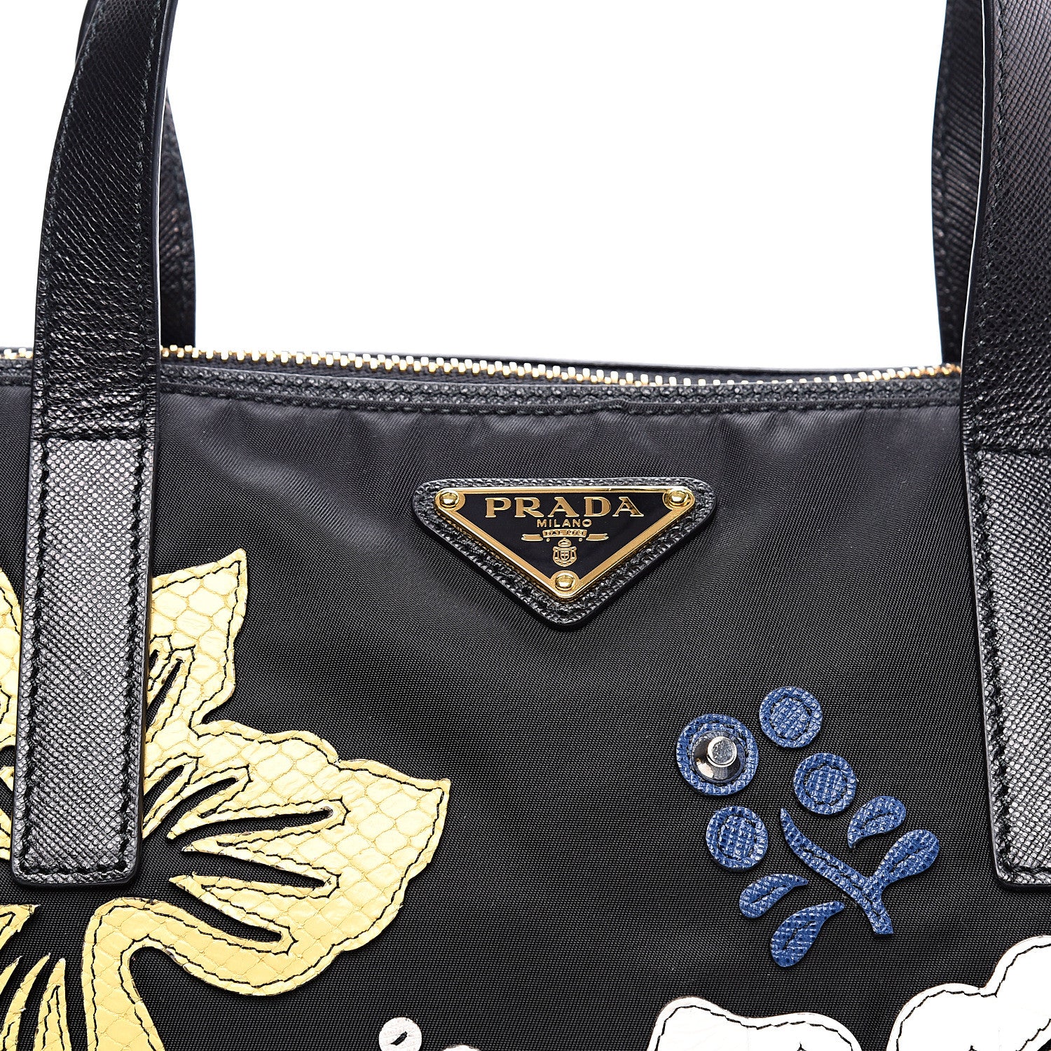 Prada Nylon Tessuto Hawaii Tote Bag Black 10 of 10