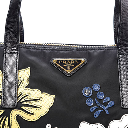 Prada Nylon Tessuto Hawaii Tote Bag Black 10 of 10