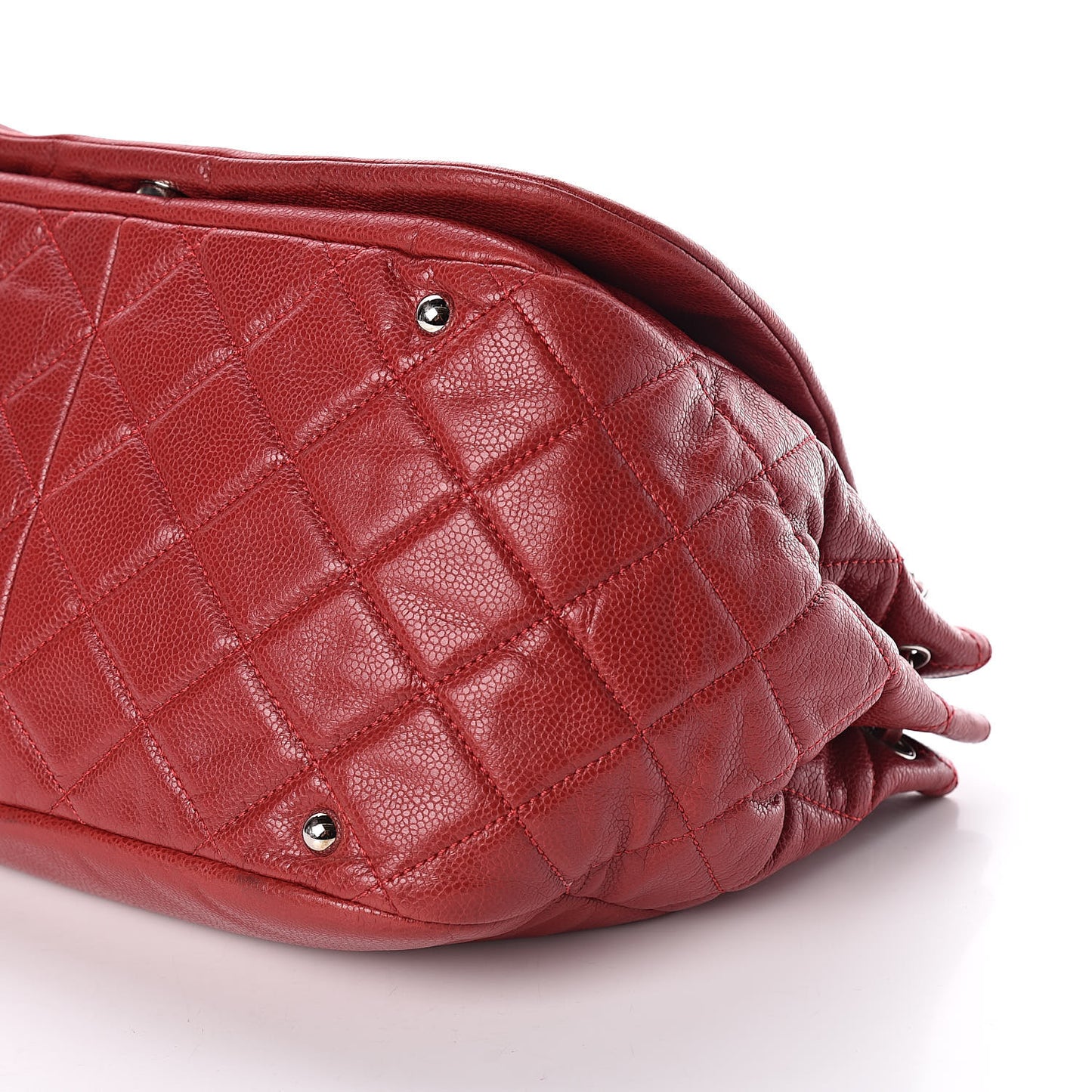 Caviar Timeless CC Accordion Flap Red