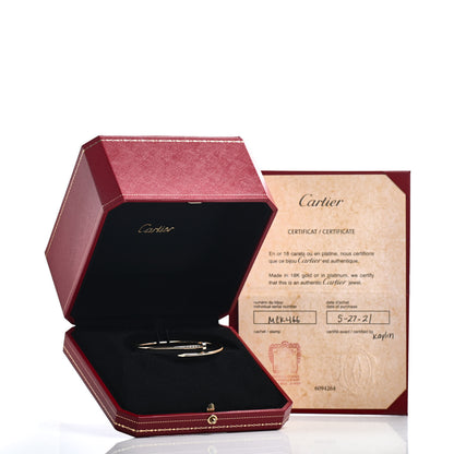 Cartier 18K Yellow Gold Small Juste Un Clou Bracelet 16 5 of 5