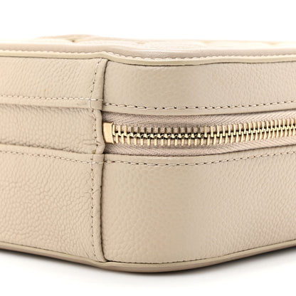 Chanel Caviar Quilted Small CC Filigree Vanity Case Beige 9 of 14