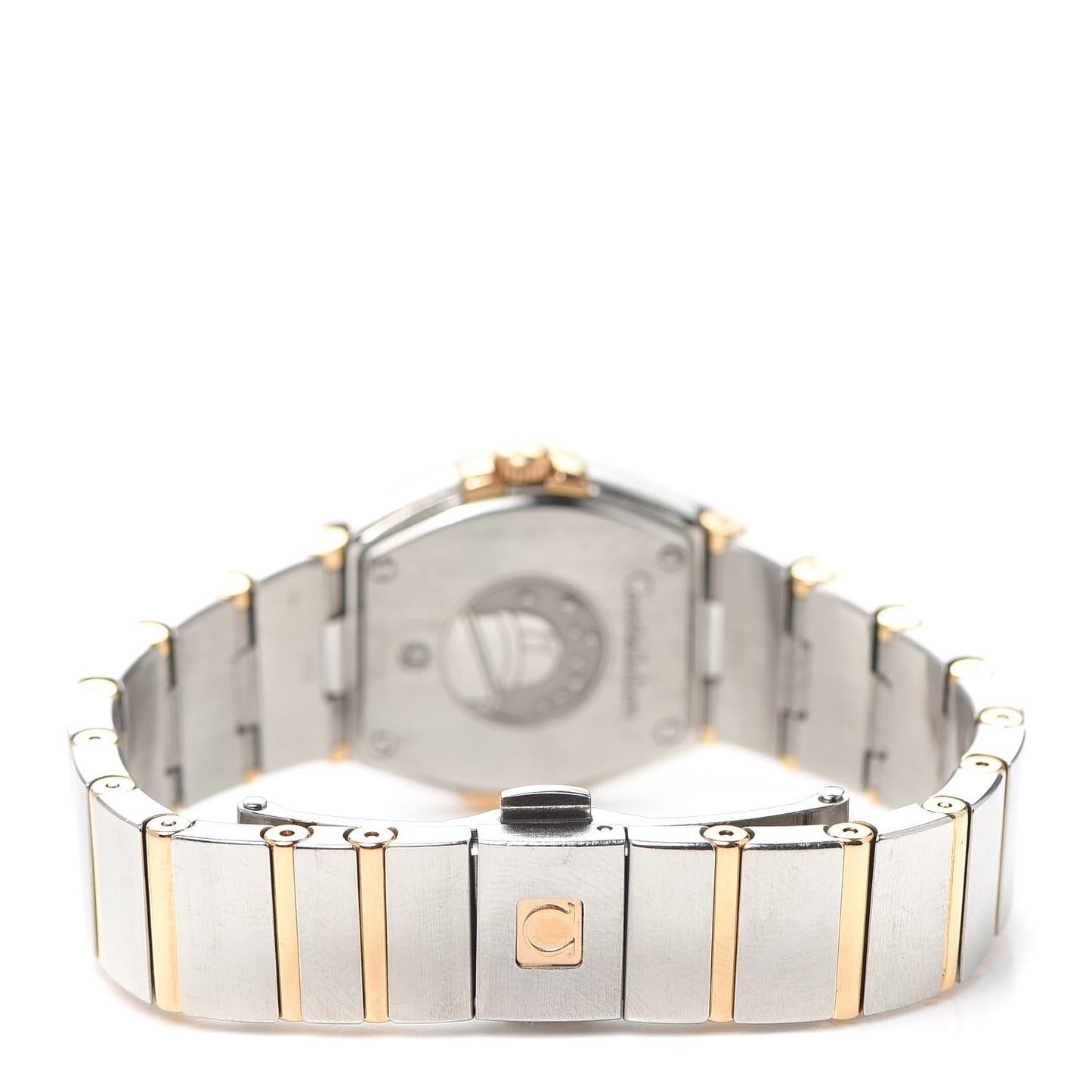 Stainless Steel 18K Red Gold Diamond Mother of Pearl 24mm Constellation Quartz Watch 123.20.24.60.55.001