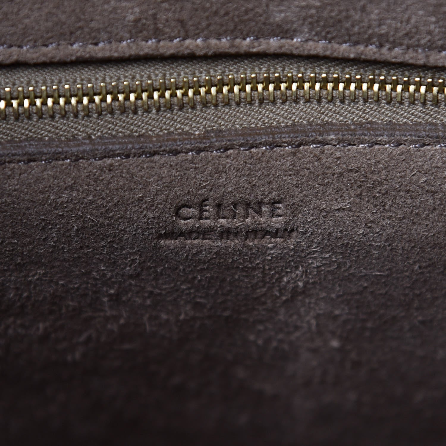 Celine Natural Calfskin Sangle Bucket Bag Chestnut 7 of 12