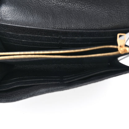 Louis Vuitton Empreinte Sarah Wallet NM Black 5 of 12
