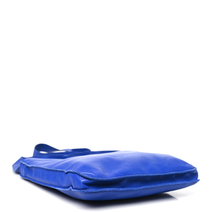 Hermes Lambskin Clou De Selle Pouch Bleu Electrique 4 of 11