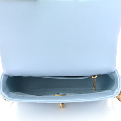 Chanel Iridescent Caviar Quilted Mini My Perfect Flap Light Blue 7 of 9