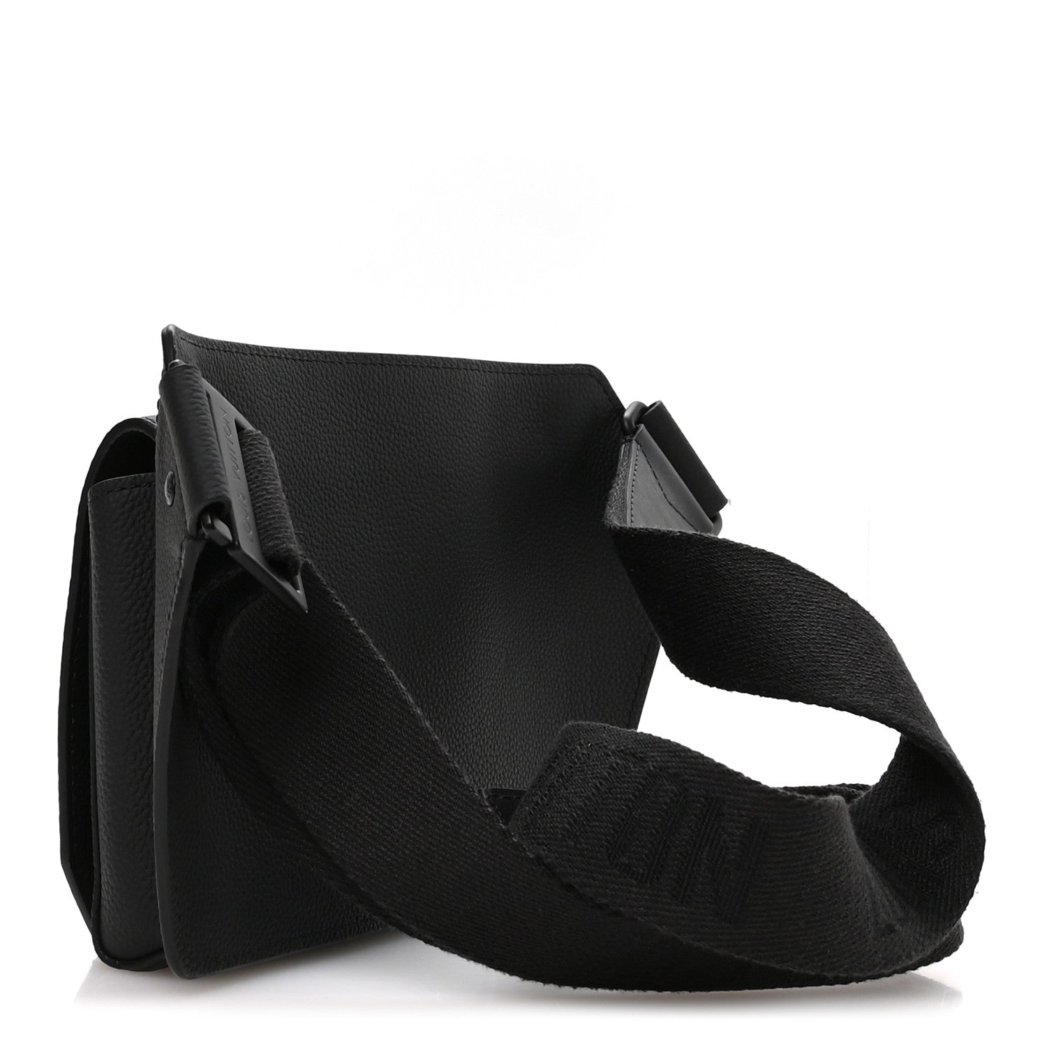 Louis Vuitton Grained Calfskin Aerogram Takeoff Sling Black 3 of 9