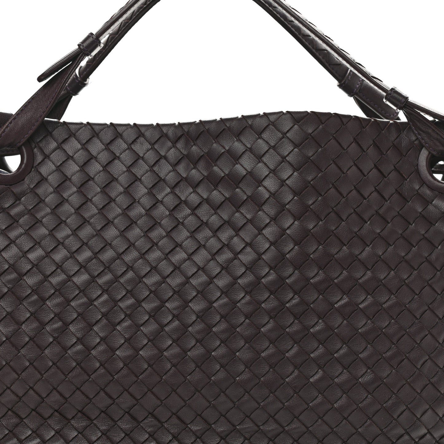 Nappa Intrecciato Bella Tote Ebano