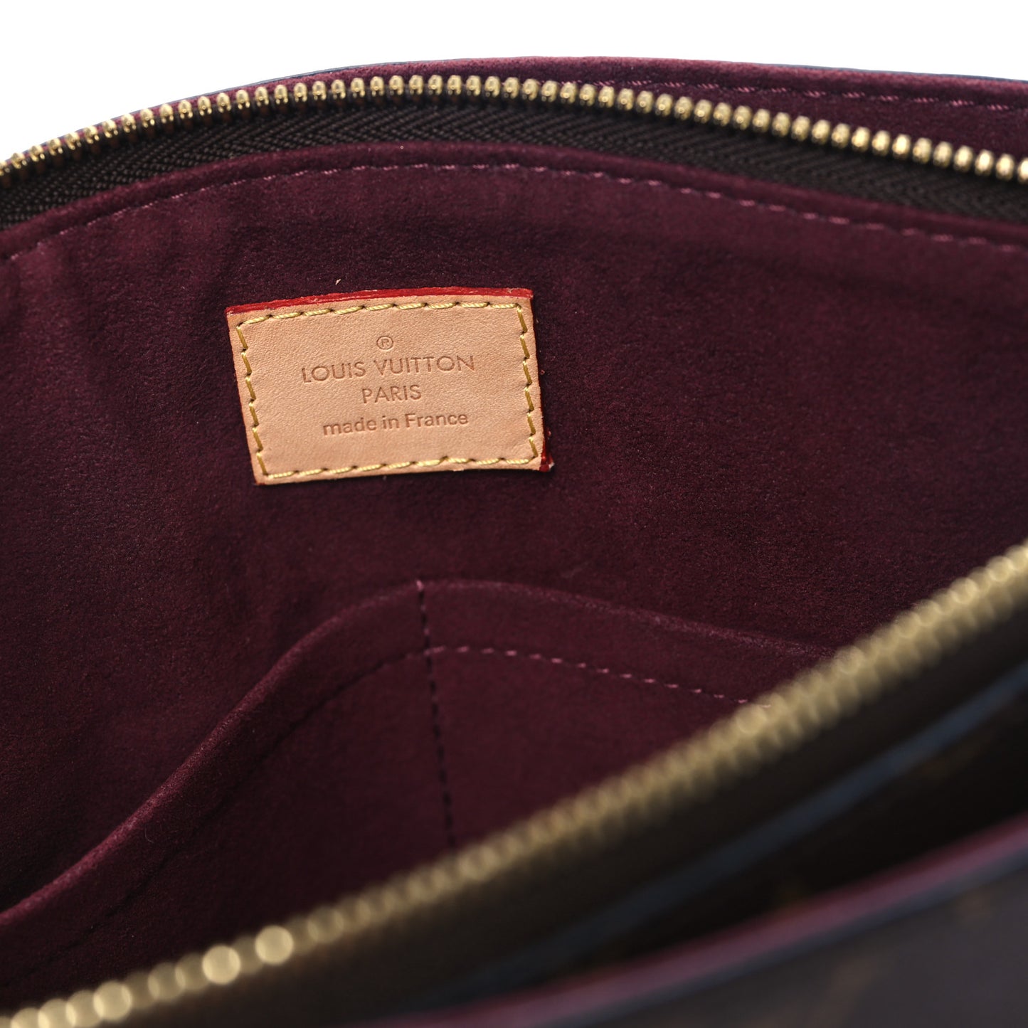 Monogram Flower Zipped Tote PM Beige