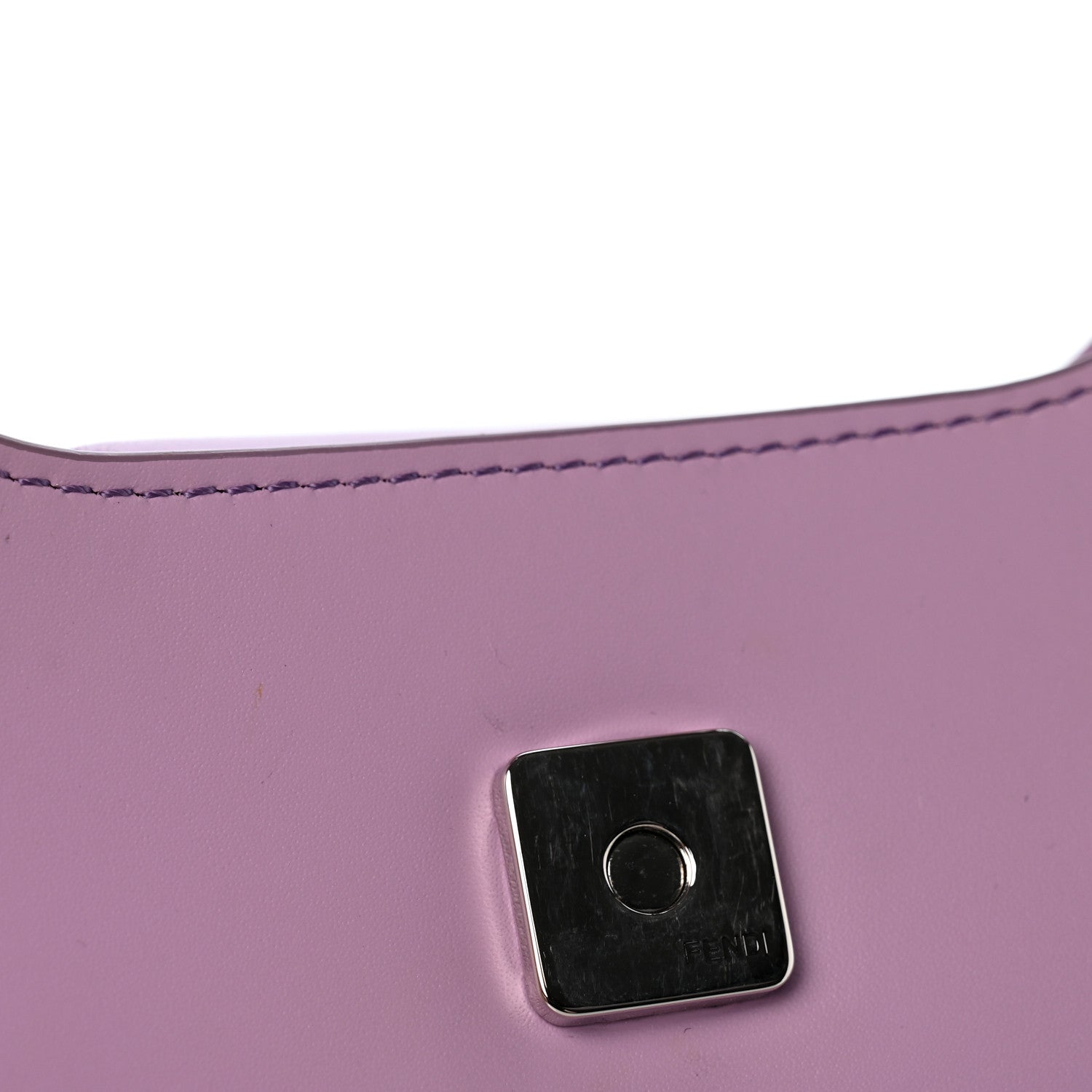 Fendi Vitello King Mini Cookie Hobo Bag Purple 11 of 12