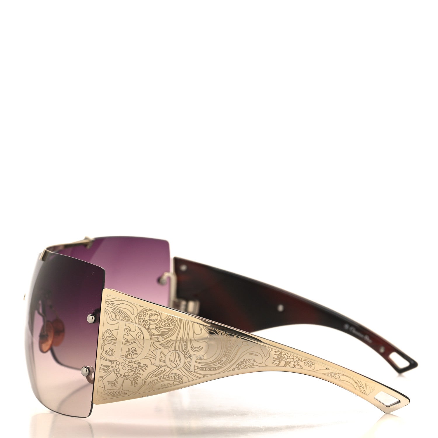 Christian Dior Western Sunglasses Gold 3 of 7